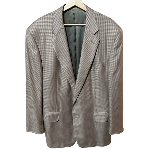 EUC - Ermenegildo Zegna Silk/Wool Sport Coat - Custom Tailored Size 44 - Picture 1 of 5